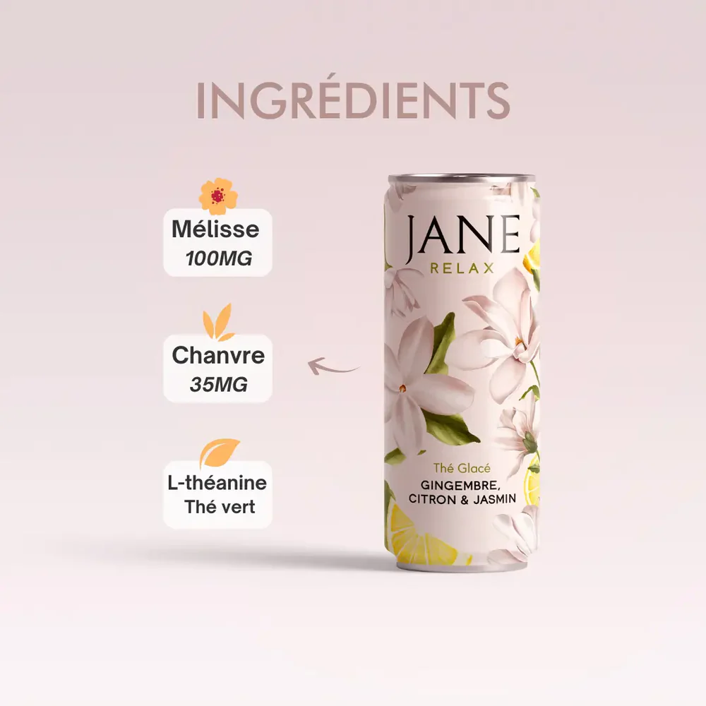 Thé Glacé Jane RELAX - GINGEMBRE, CITRON & JASMIN - Image 3