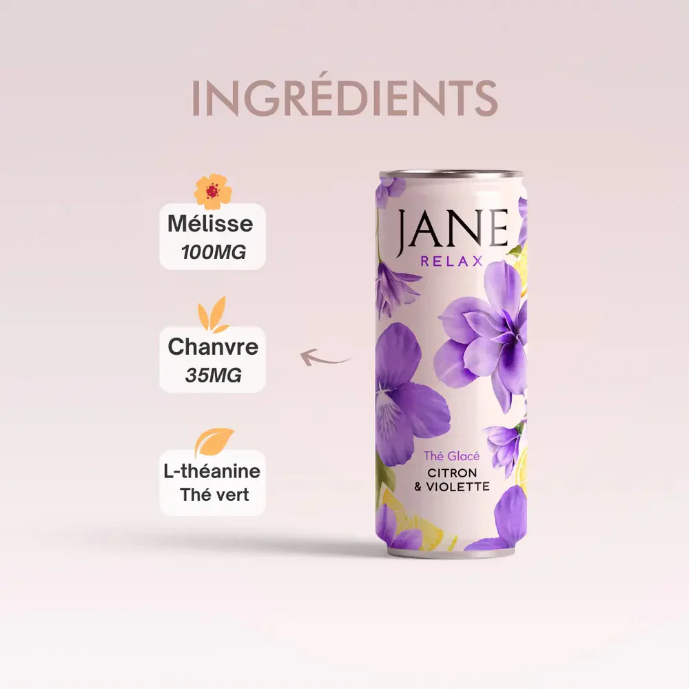 Thé Glacé Jane RELAX - VIOLETTE & CITRON - Image 3
